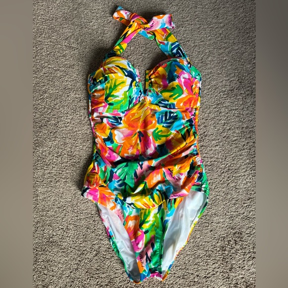 Into the Bleu One Piece Swimsuit - Picture 1 of 8